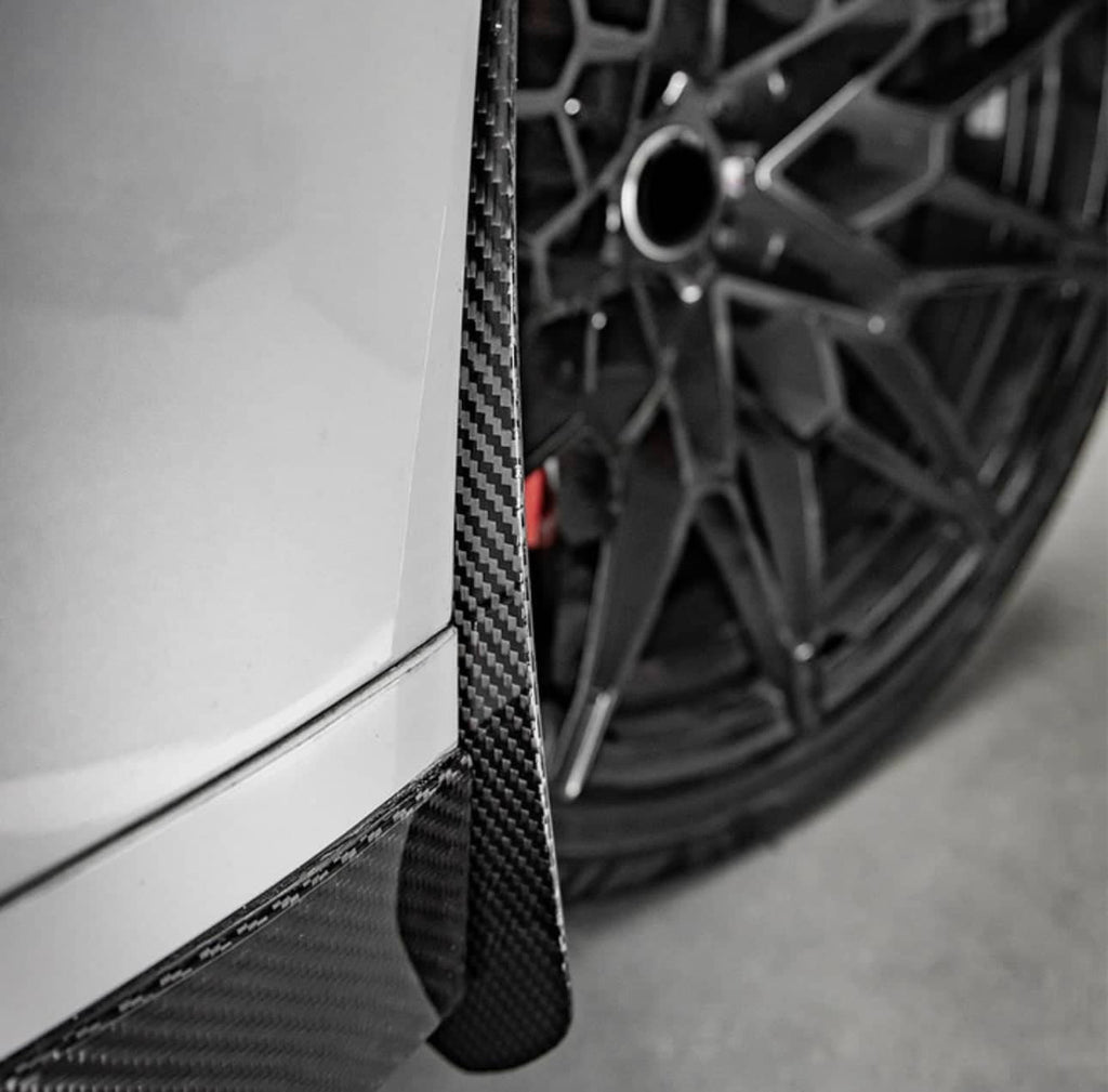 G8X SQ Dry Carbon Fiber Front Mud Flaps