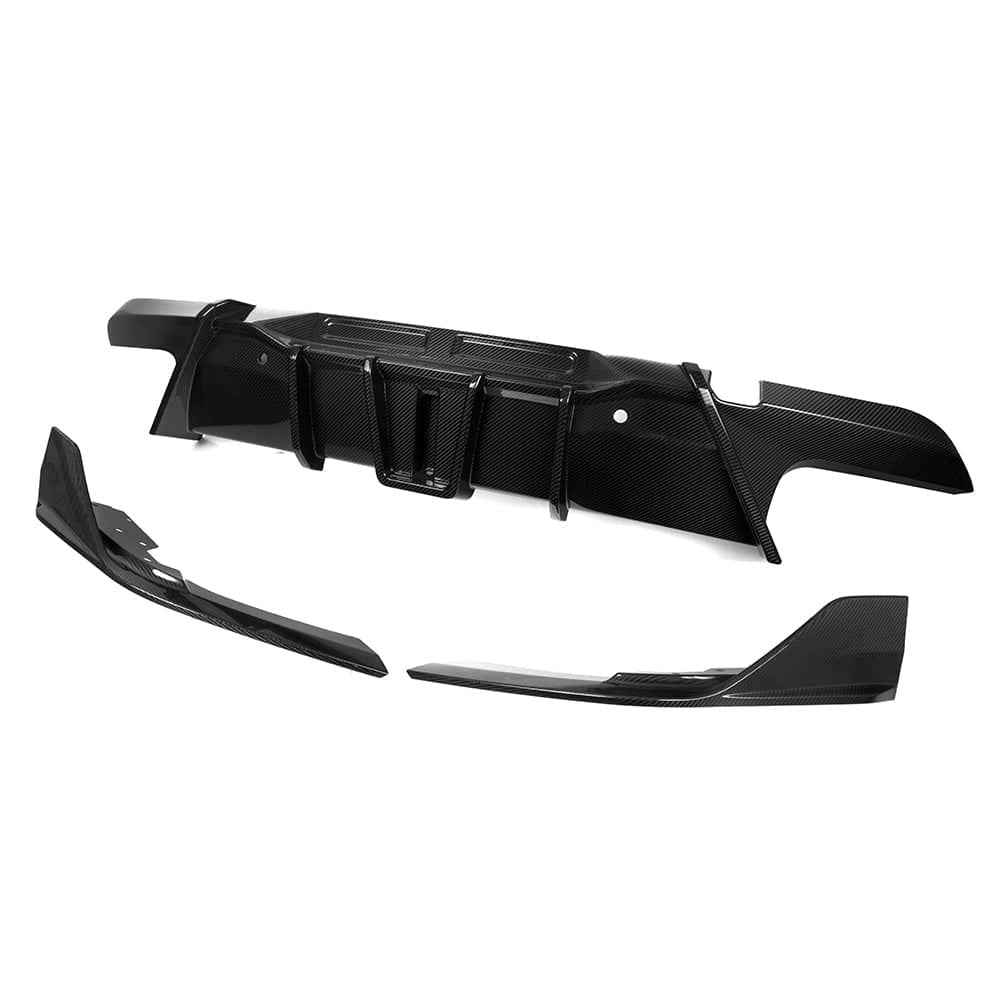 X6M F96 SQ Style Dry Carbon Fiber Diffuser With or Without Brake Light