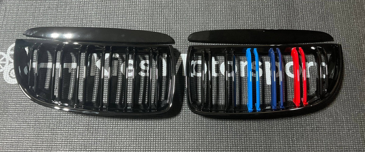 OPEN BOX - BMW E90 2005-2007 Dual Slat Kidney Grill (M Colors)