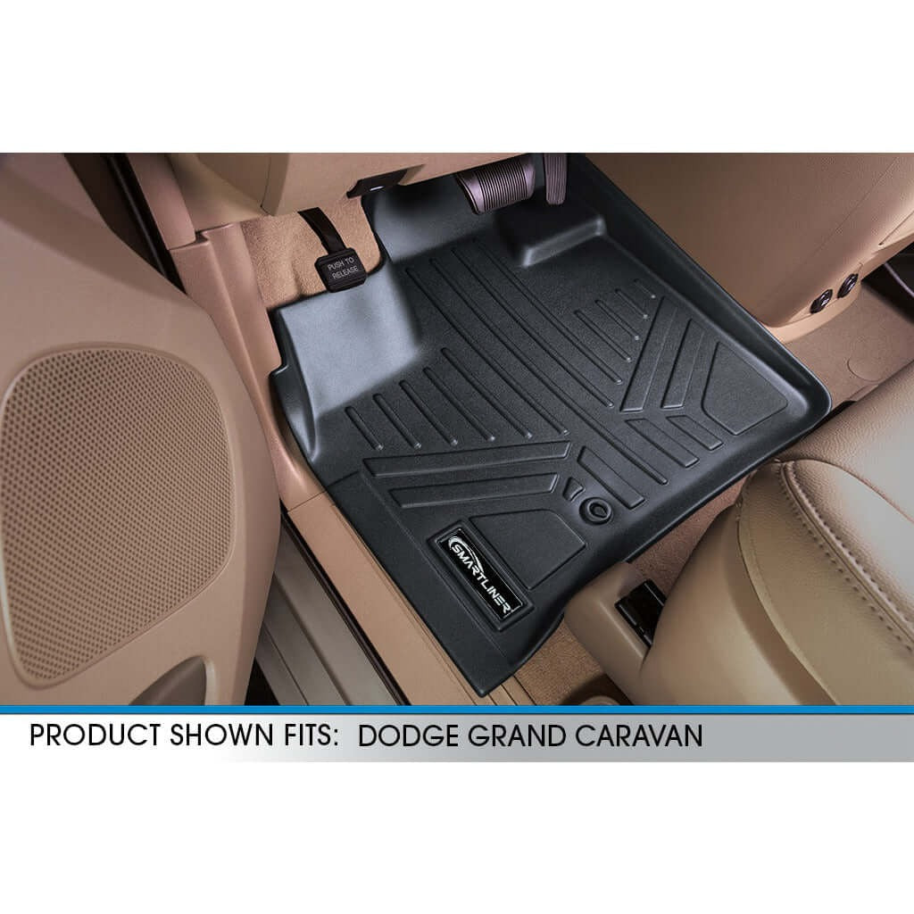 Smart TrimTM Floor Liners For 2008 2020 Caravan/Town & Country (Stow'n Go Only)