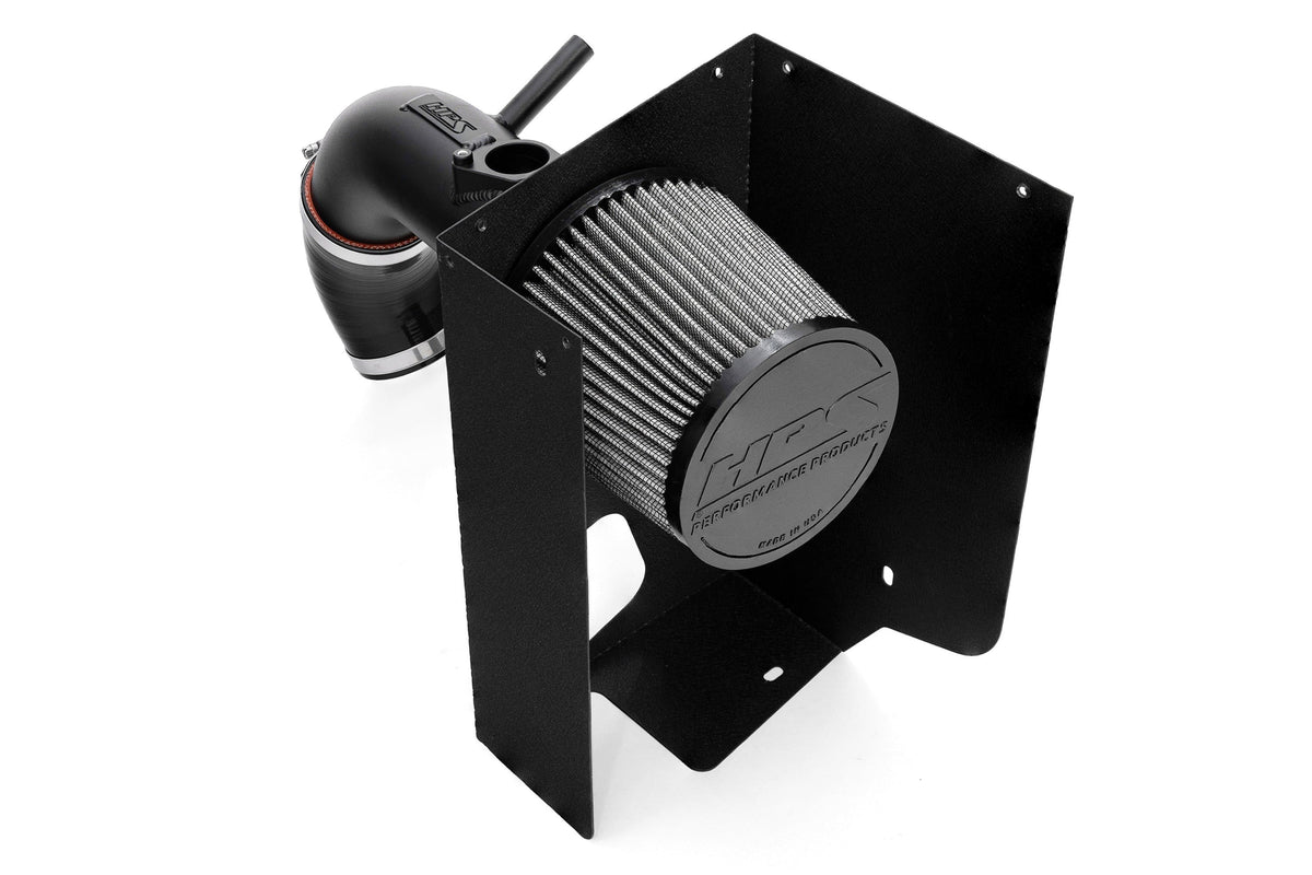 HPS Performance Air Intake Kit with Heat Shield, 2021-2024 Toyota RAV4 Prime 2.5L, Black, 827-768WB