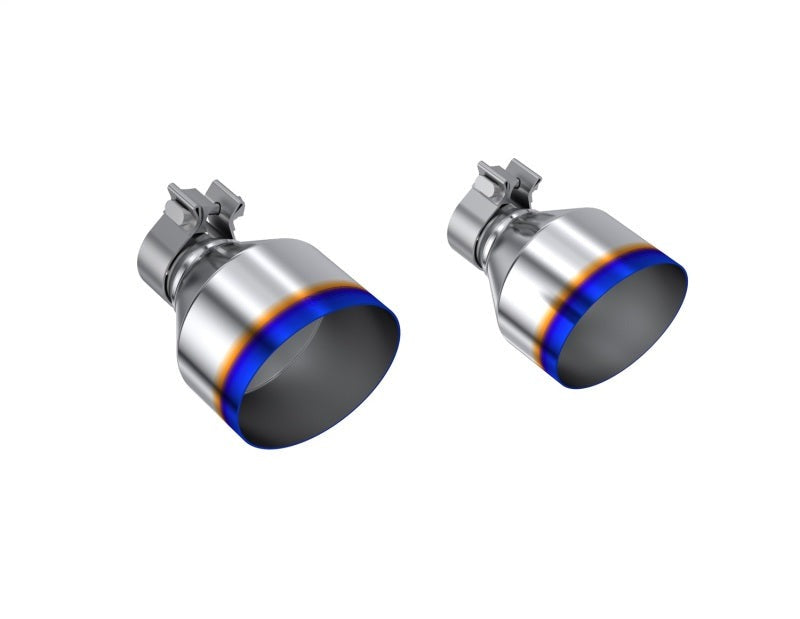 MBRP T304 SS Burnt End Tips - Pair - 2017-2026 Subaru BRZ / Toyota GR86