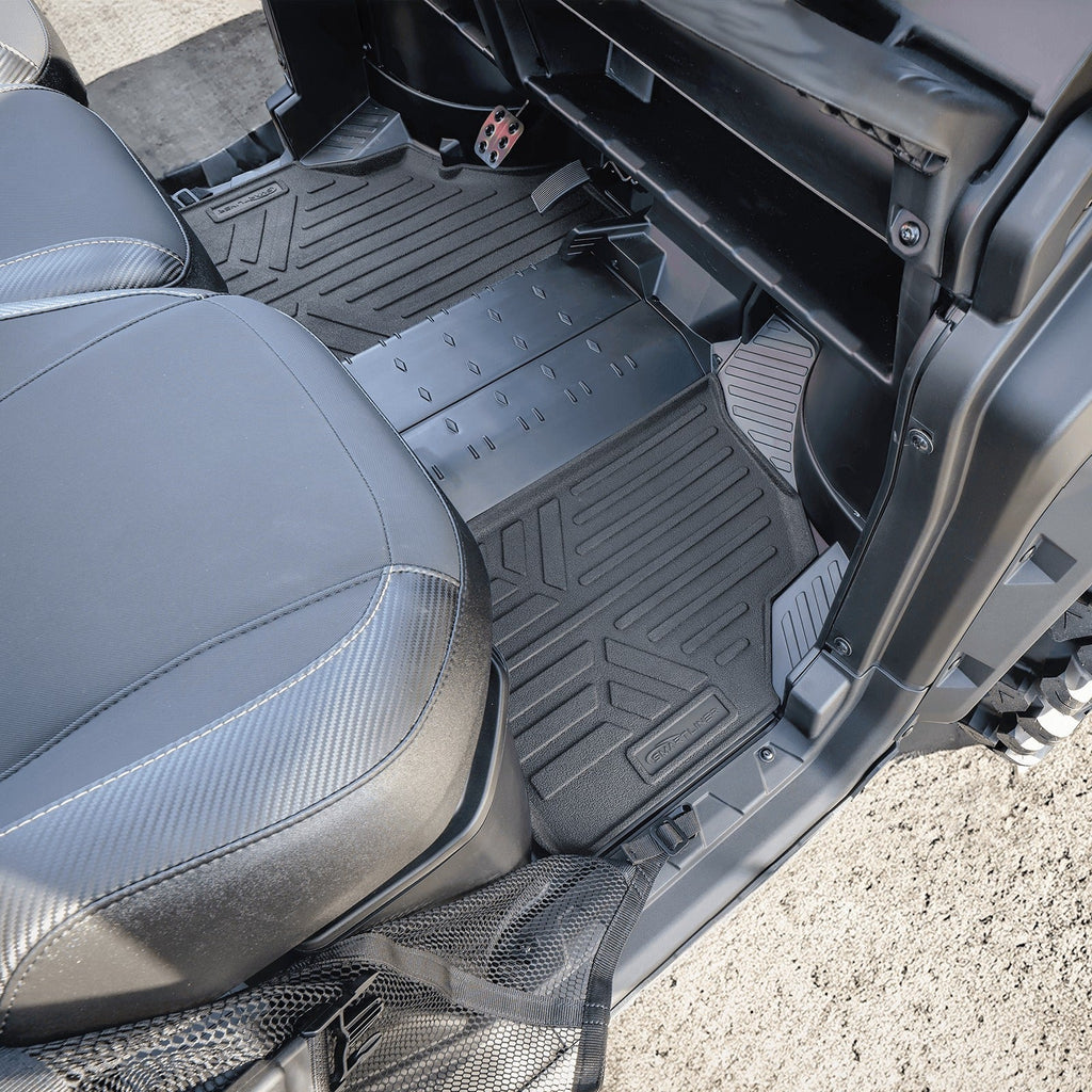 SMARTLINER OUTDOORSTM Rugged Rubber Floor Liners For 2016-2026 Can-Am Defender (3 Seater)