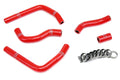 HPS Red Reinforced Silicone Radiator Hose Kit Honda 05-08 CR125R 2 Stroke
