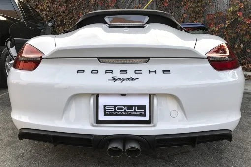 Porsche 981 GT4 / Boxster Spyder / Clubsport SOUL Performance Exhaust System