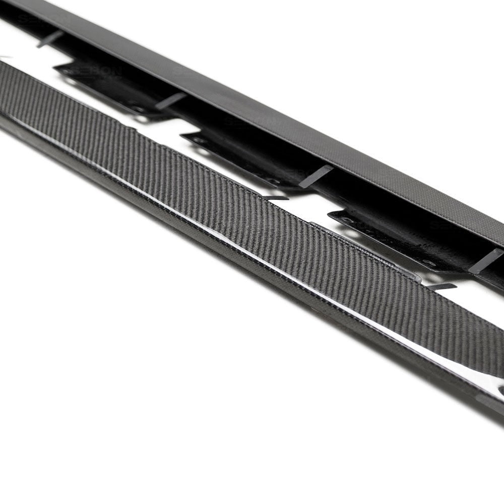 Seibon OEM-Style Carbon Fiber Side Skirts - 2020+ A90 Supra