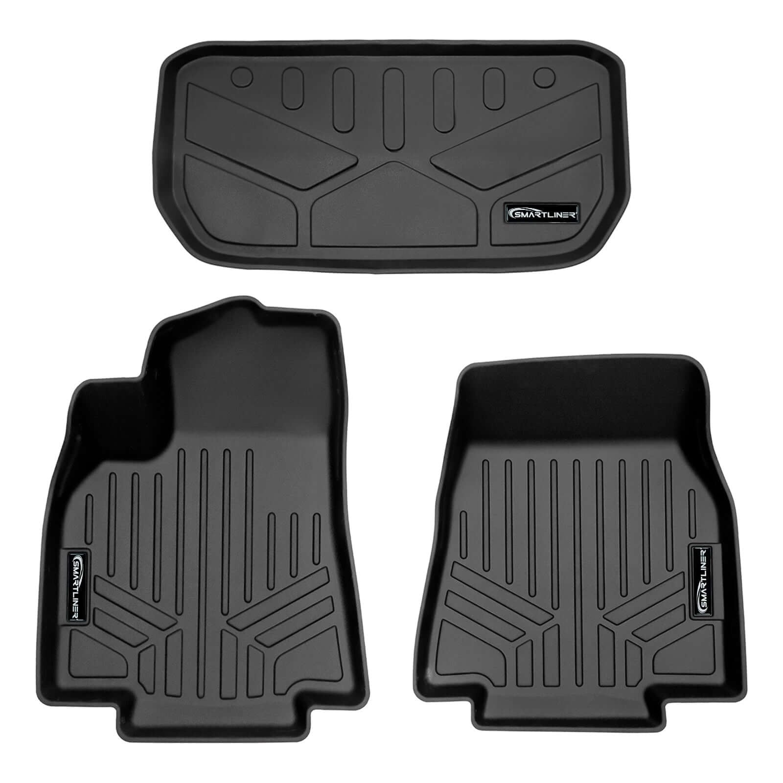 SMARTLINER Floor Liners for 2020-2025 Tesla Model Y (7 Passenger)