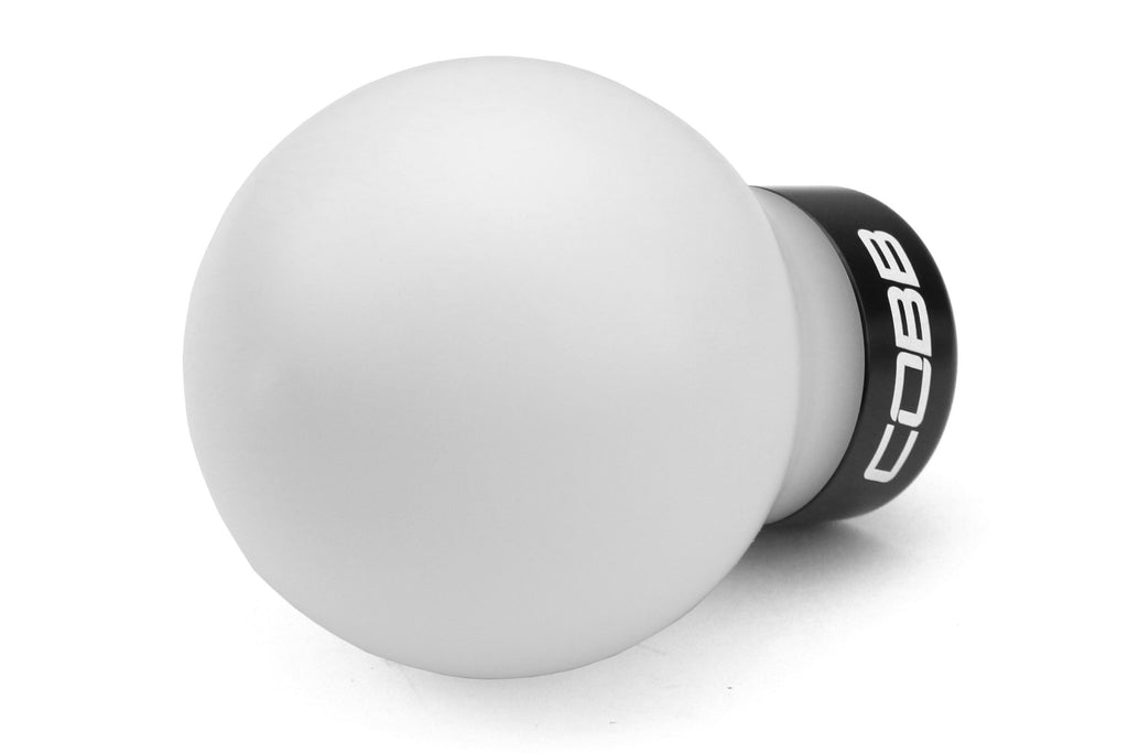 COBB Tuning Delrin Shift Knob White/Black 6MT - Subaru 6MT Models (inc. 2004+ STI / 2015+ WRX)