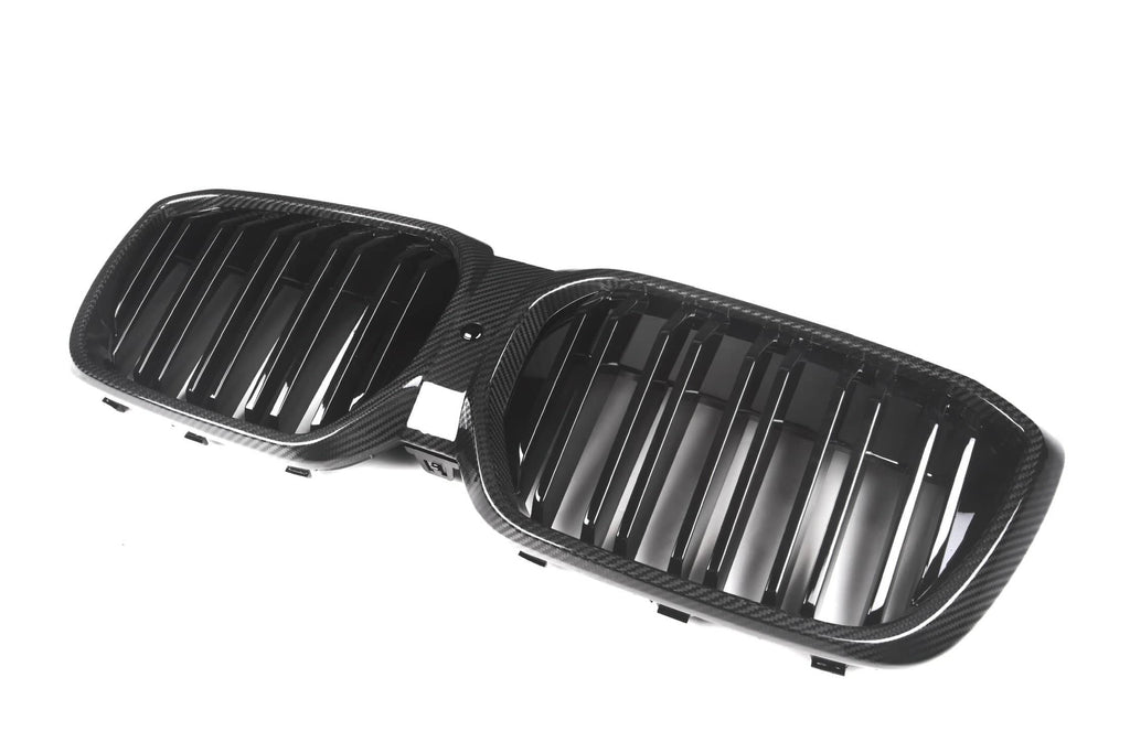 IX3 G08 BEV Double Slat Dry Carbon Fiber Grill