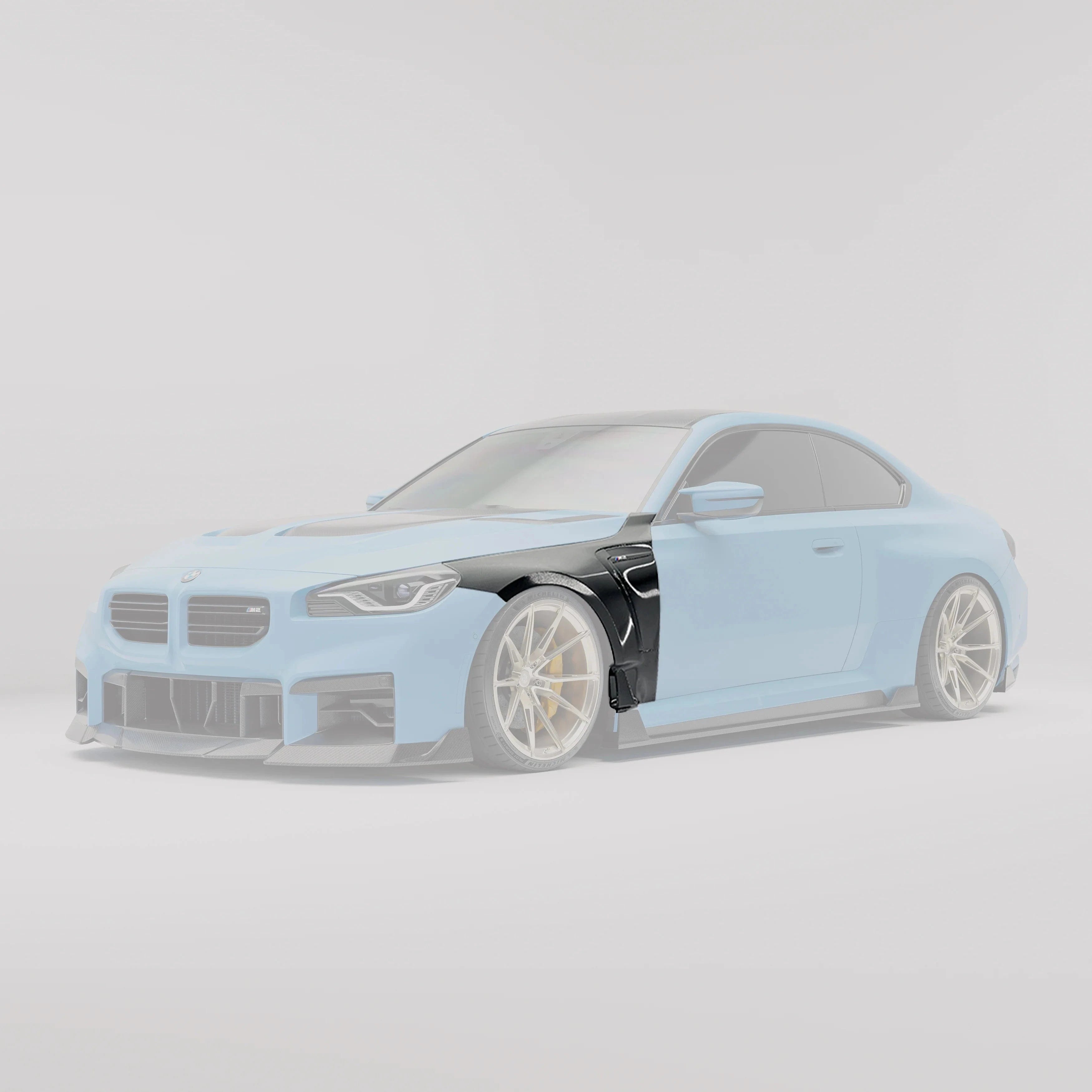 Revozport Carbon Fiber Side Fenders for BMW G87 M2
