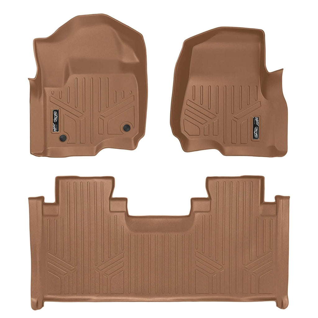 SMARTLINER Floor Liners for 2017-2026 Ford F-250/F-350 SuperCab (1st Row Bench)