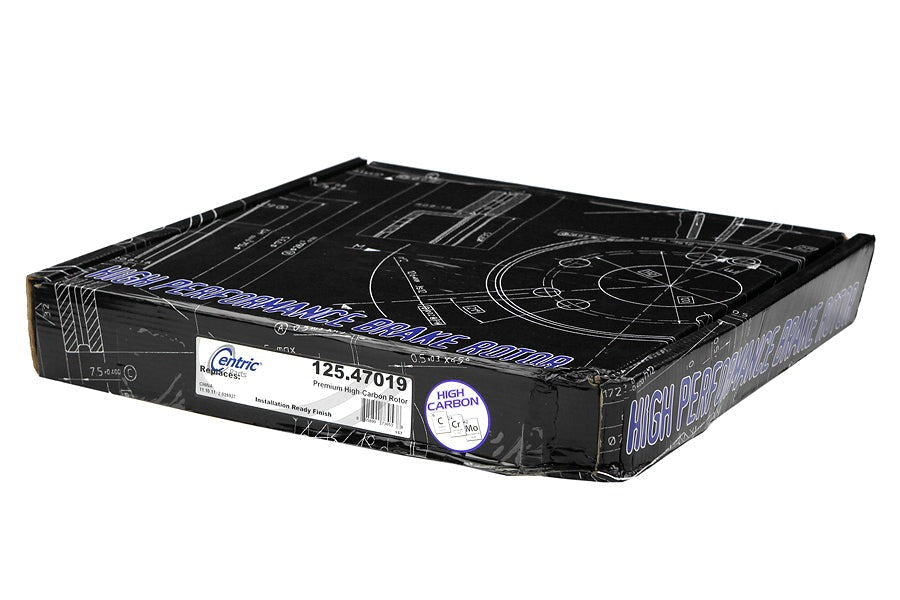 Centric Premium High-Carbon Brake Rotor Single Front - 2004 Subaru STI