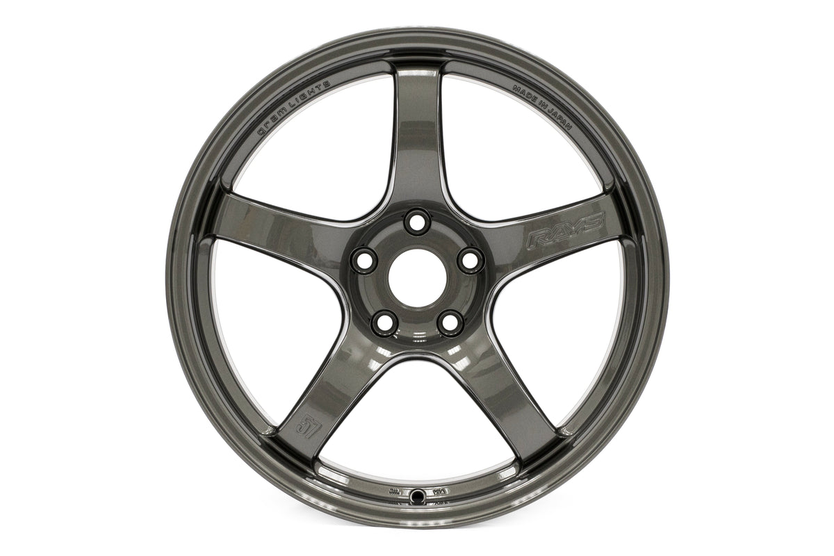 Rays Gram Lights 57CR HS Gunmetallic 18x9.5 +38mm 5x100 (Single Wheel) - 2013-2024 Subaru BRZ / Scion FR-S / Toyota GR86 / 2014-2018 Subaru Forester