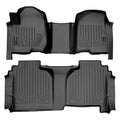 SMARTLINER Floor Liners for 2020-2026 Chevy Silverado 2500 HD | 3500 HD (Double Cab|Carpet|(1st Row Bench)|(OTH)|[No 2nd Row Storage]