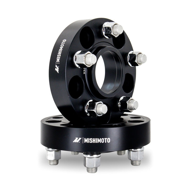 Mishimoto Wheel Spacers - 5x100 - 56.1 - 25 - M12 - Black - 2013-2026 Scion FR-S / Subaru BRZ / Toyota 86/GR86 / 2002–2014 Subaru WRX / 2004 Subaru WRX STI / 1998–2018 Subaru Forester / 2000–2019 Subaru Legacy / 2000–2019 Subaru Outback