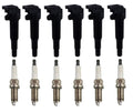 BMW E90/E92/E93 3-Series Ignition Coil & Plug Kit By Eldor OEM 12138657273