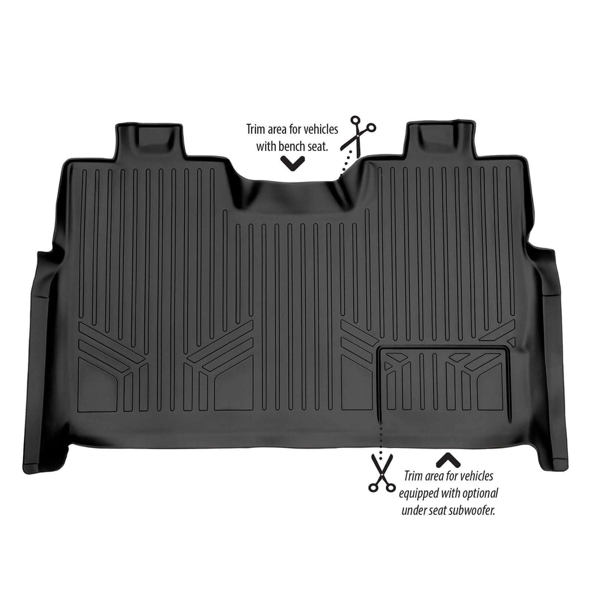 SMARTLINER Custom Fit Floor Liners For 2009-2010 Ford F-150 SuperCrew Cab
