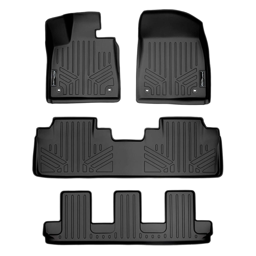 SMARTLINER Floor Liners for 2018-2022 Lexus RXL Hybrid (7 Passenger)