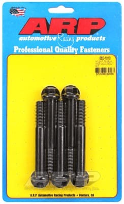 ARP M12 x 1.75 x 90 Hex Black Oxide Bolts (Set of 5)