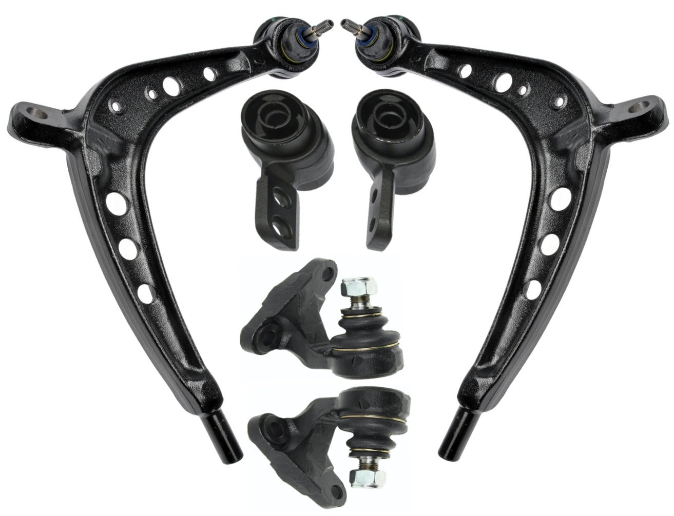 BMW E46 325xi-330xi Front Control Arm Kit Plus By Suspensia 31126758533 & 31126758534