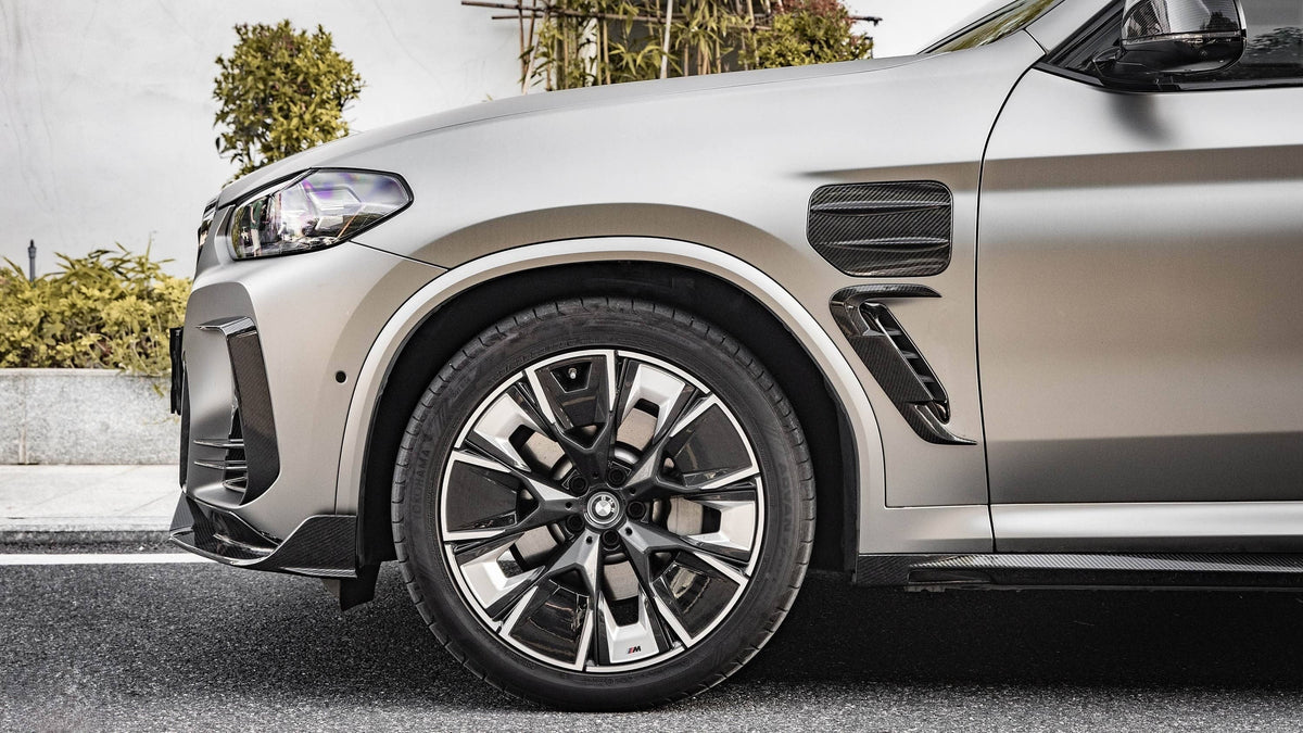 G08i iX3 LCI SQ Style Dry Carbon Front Lip