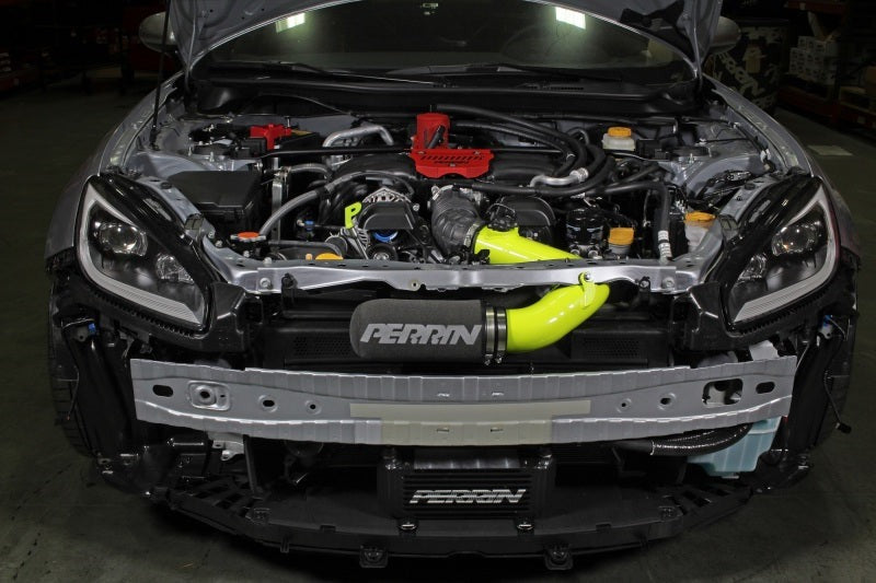 PERRIN Cold Air Intake - Neon Yellow - 2022-2026 Subaru BRZ / Toyota GR86