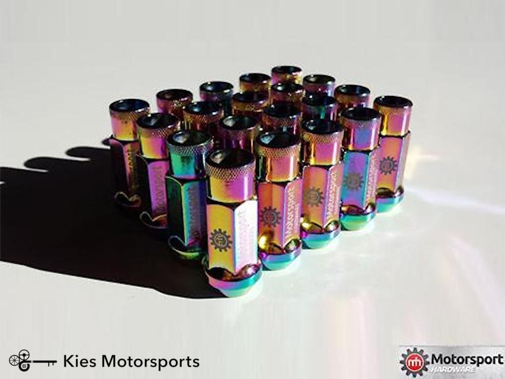 Motorsport Hardware 5-Lug (14 x 1.25 to 14 x 1.5 Thread Conversion) 78mm Black Bullet Nose Stud Kit (F / G Series BMW & A90 Supra)