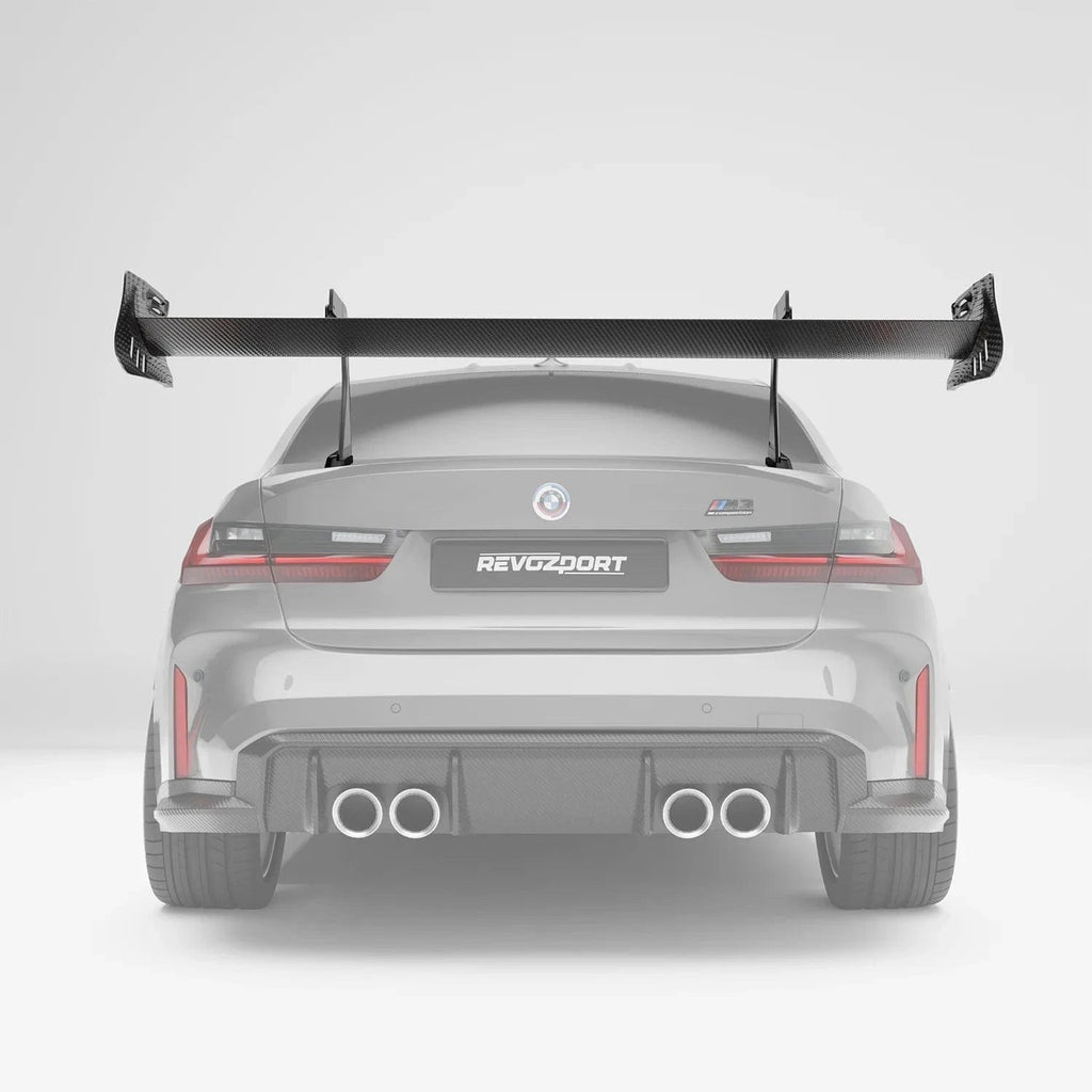 Revozport Carbon Fiber Rear Wing Spoiler for BMW G80 M3 2021-2024