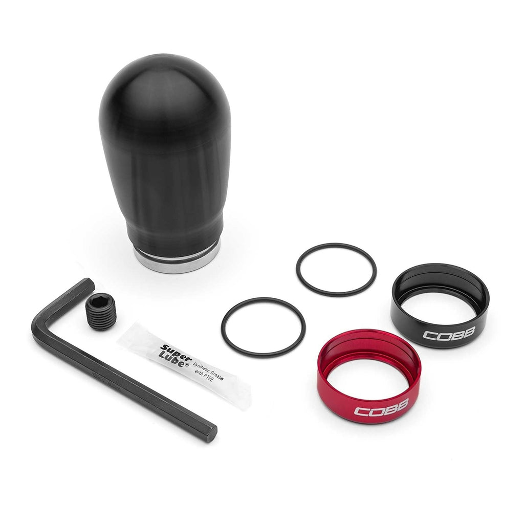 COBB Tall Weighted Shift Knob - Black - 2013-2024 Scion FR-S / Subaru BRZ / Toyota GR86 (MT ONLY)