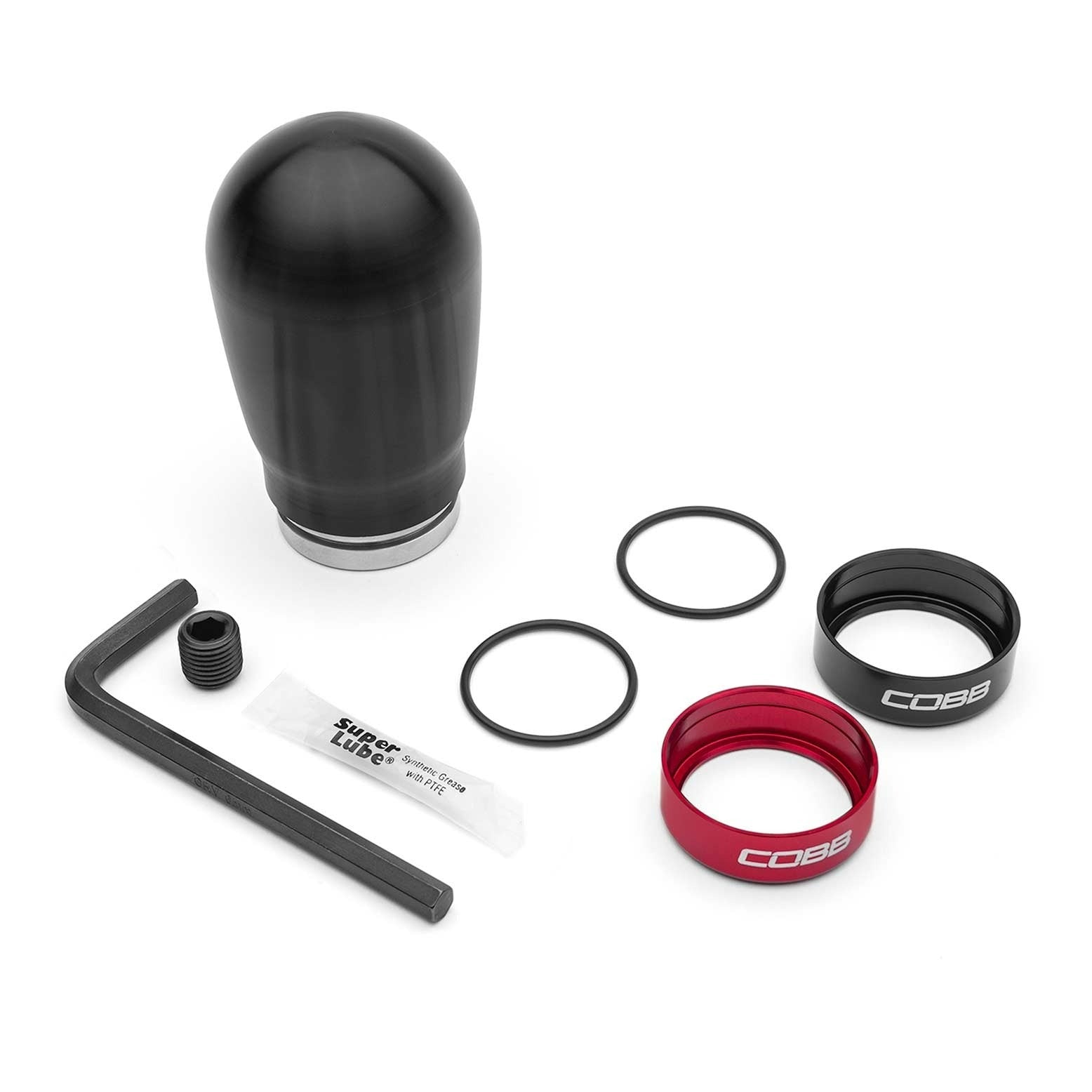 COBB Tall Weighted Shift Knob - Black - 2013-2024 Scion FR-S / Subaru BRZ / Toyota GR86 (MT ONLY)