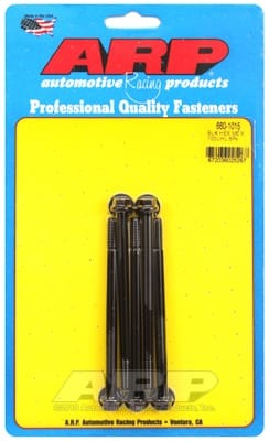 ARP M6 x 1.00 x 100 Hex Black Oxide Bolts (Set of 5)