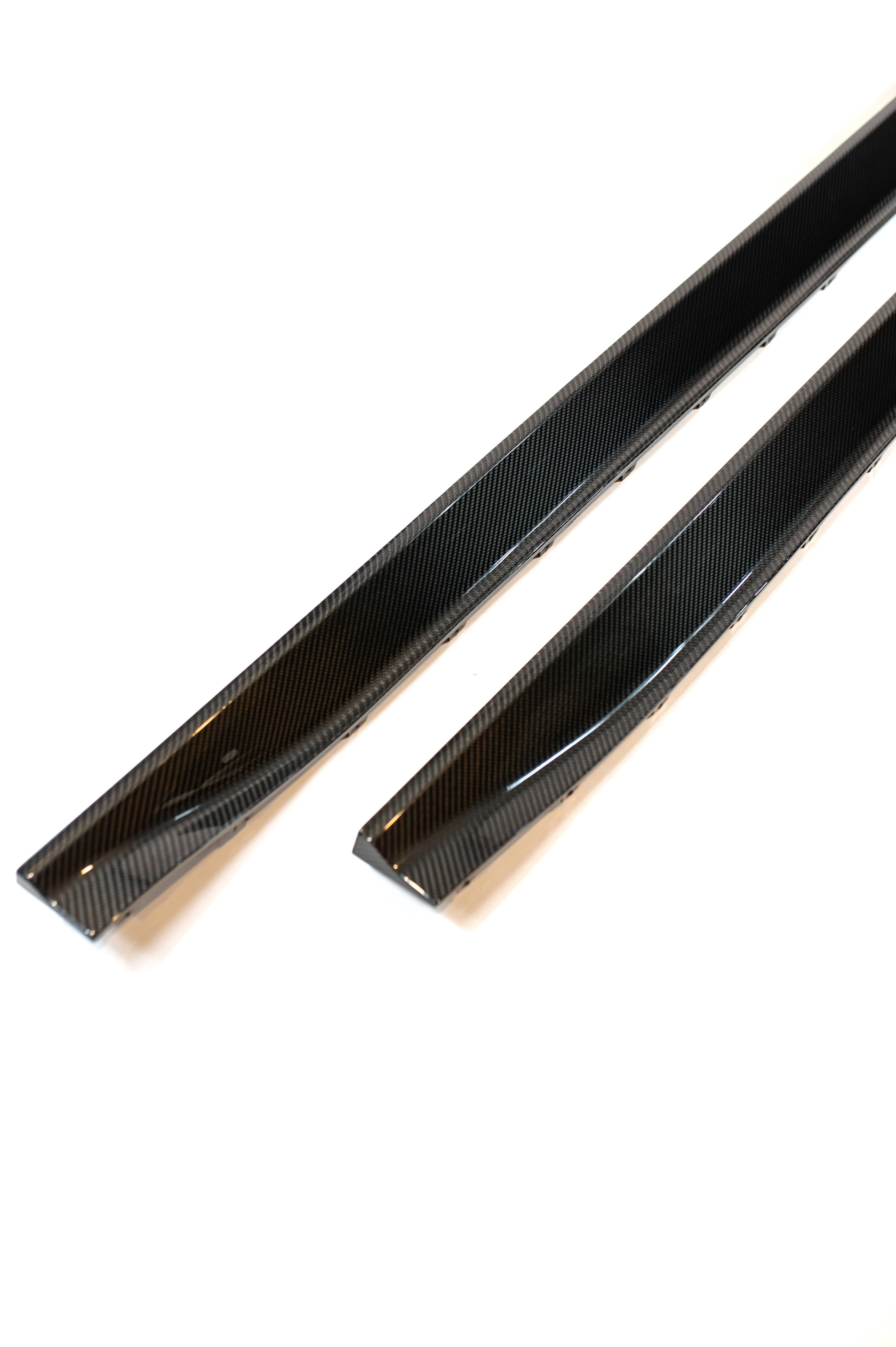 G8X Dry Carbon Fiber V2 Side Skirts