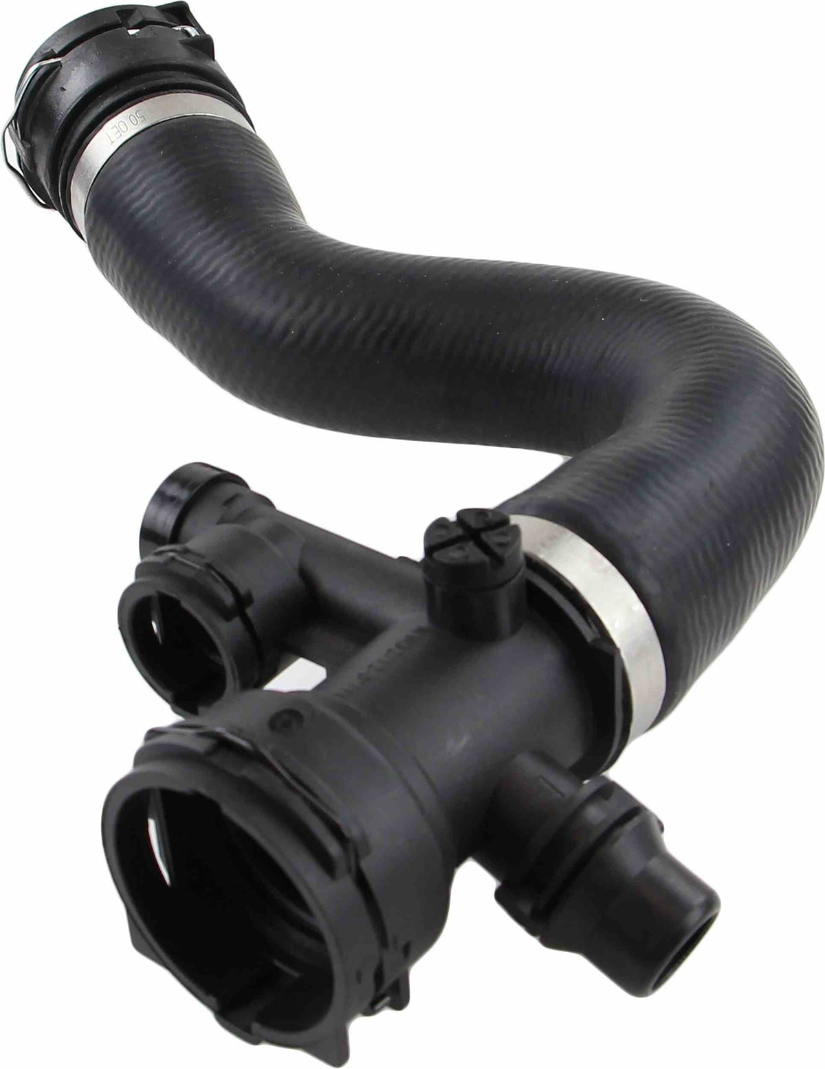BMW E83 X3 Upper Engine Cooling Radiator Hose OEM 17123415433 (2007-2010)