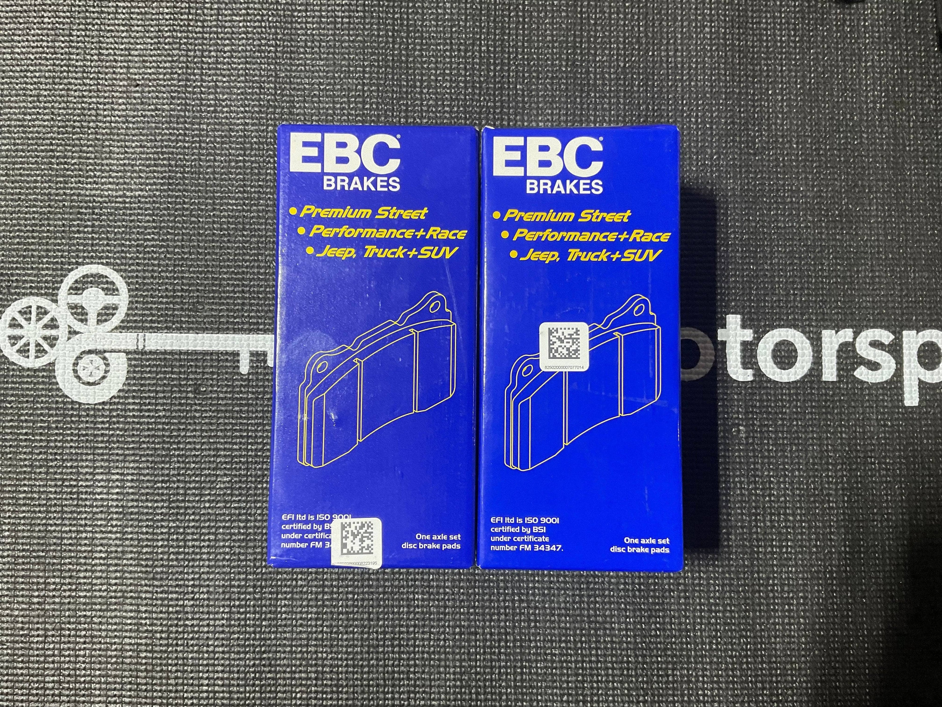 OPEN BOX - EBC 13-18 BMW 335i (F30) Bluestuff Front & Rear Brake Pads (More Fitment in Description)