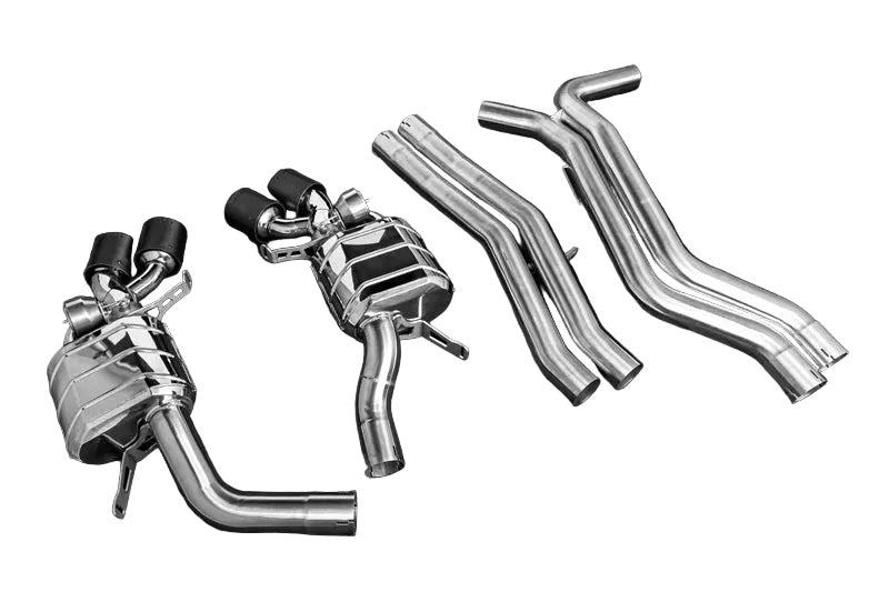 Capristo ECE Valved Exhaust w/ Carbon Tips (OE Actuators) - Audi / C8 / RS6 / RS7