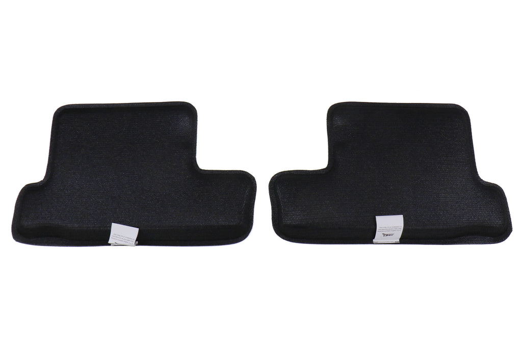 3D MAXpider Heavy Duty All Weather Floor Mats (Black) - Second Row - 2013-2016 Scion FR-S / 2013-2020 Subaru BRZ / 2017-2020 Toyota 86