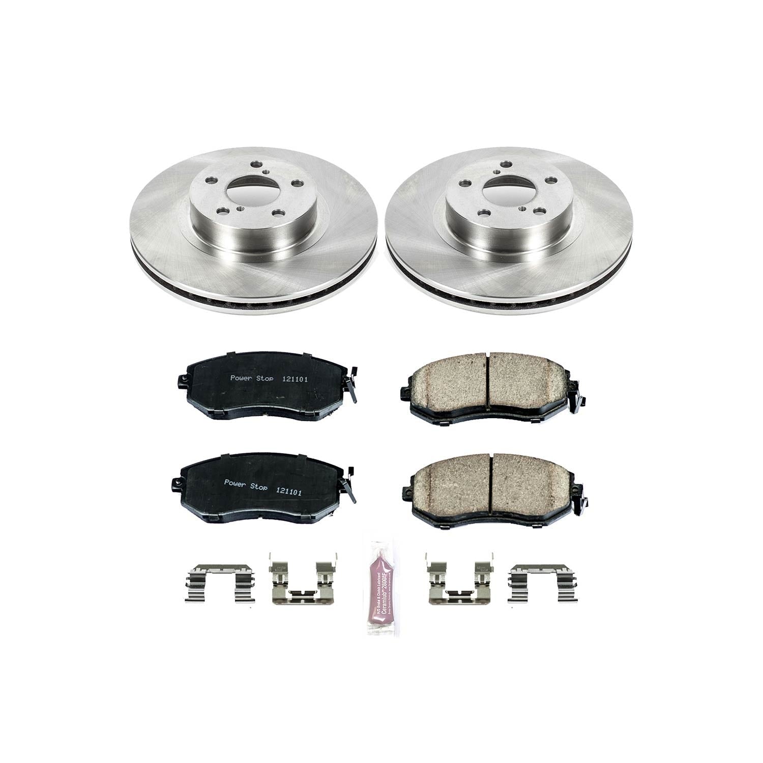 Power Stop Autospecialty Brake Kit (Front) - 2013-2016 Subaru BRZ / 2011-2016 Impreza