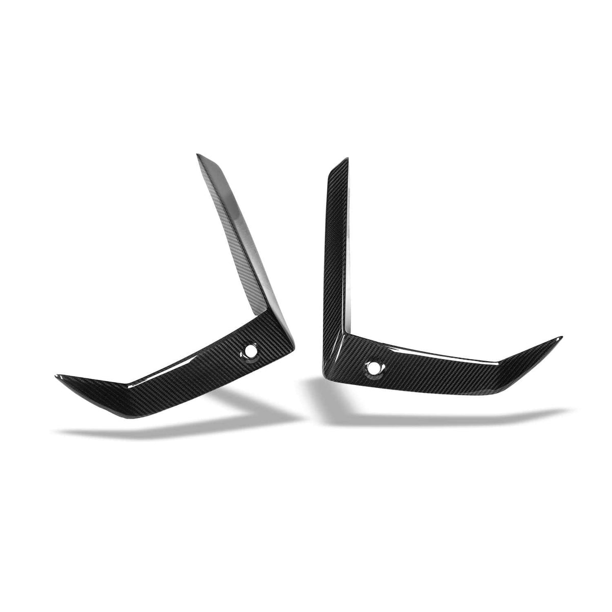 Revozport Carbon Fiber Front Bumper Canards - BMW F95 X5M
