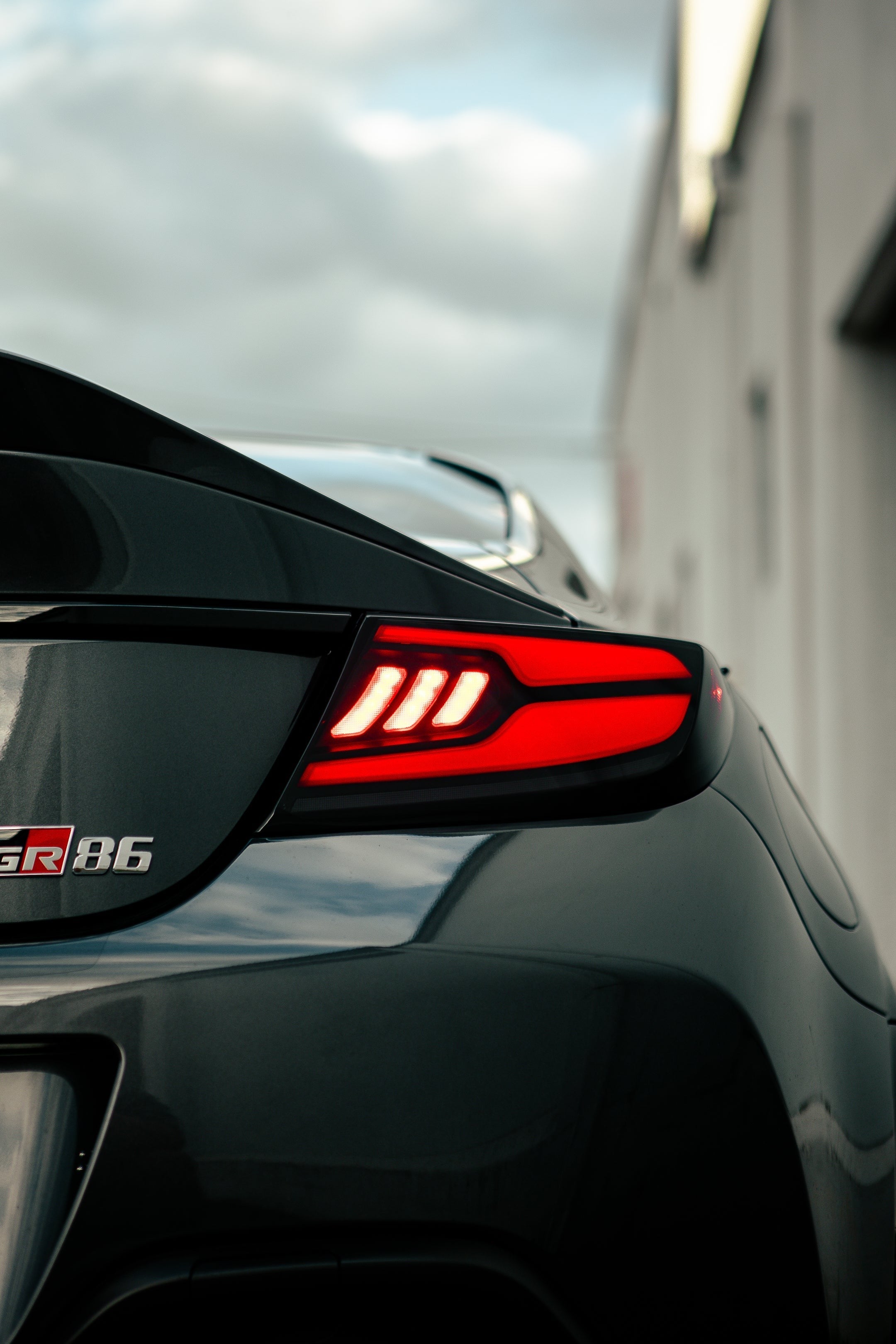 OLM Raiden LED Taillights (Smoke Lens/Red Bar) - 2022+ GR86 / BRZ
