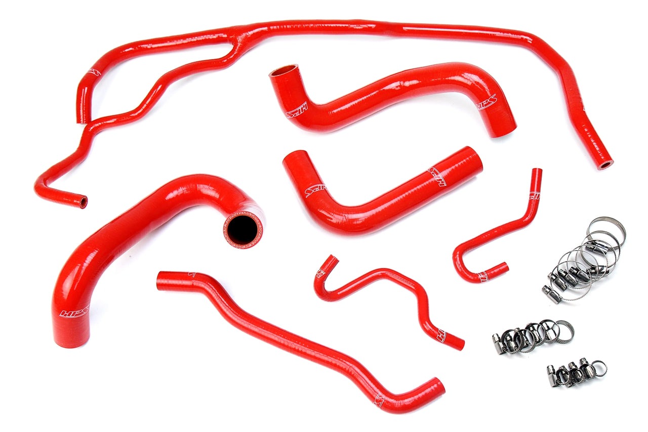 HPS Red Reinforced Silicone Radiator Hose Kit Coolant Toyota 17-18 Corolla iM 1.8L