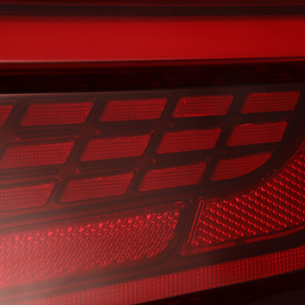 AlphaRex LUXX-Series LED Tail Lights - Vivid Red - 2022-2024 Toyota GR86 / Subaru BRZ