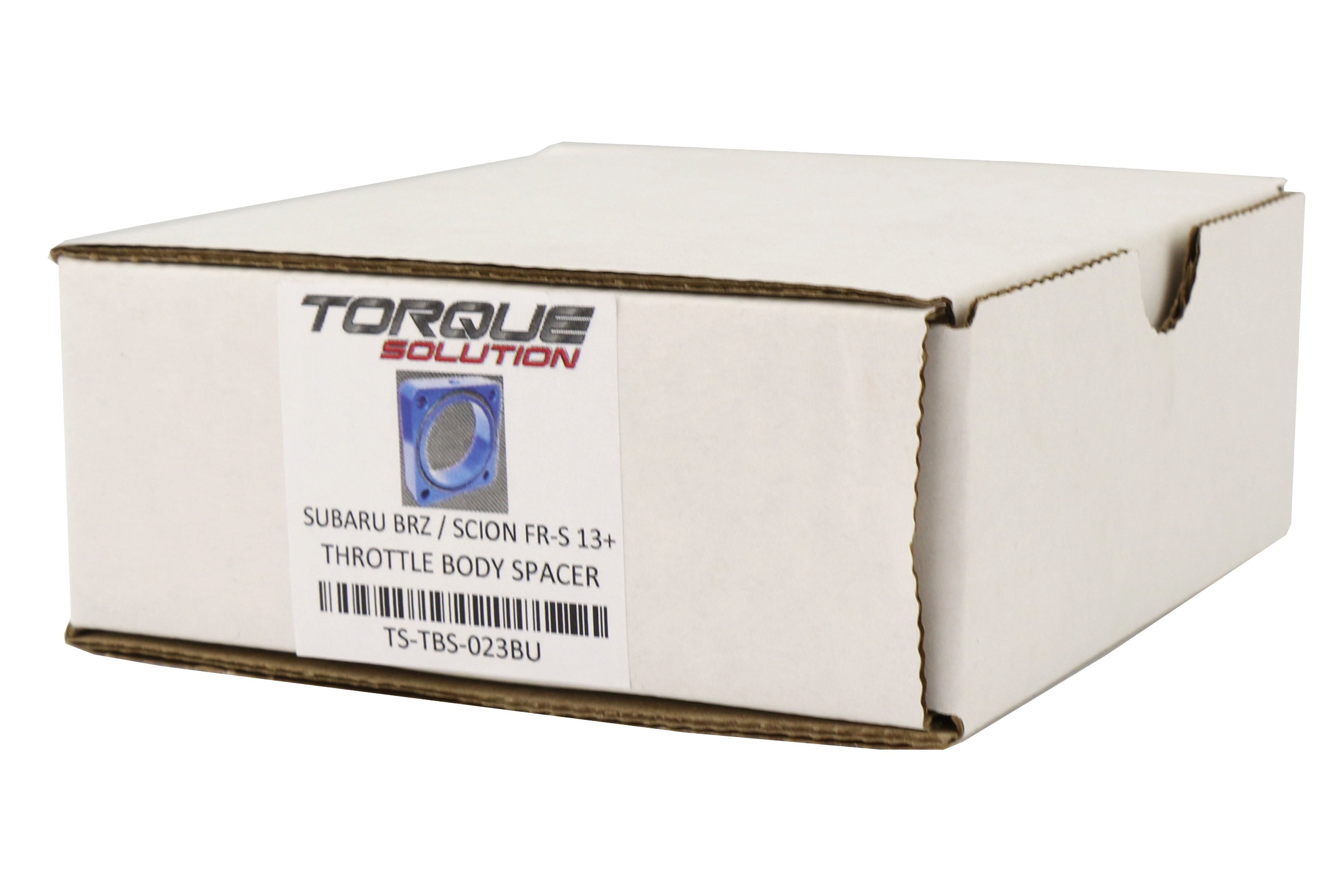 Torque Solution 19mm Throttle Body Spacer Blue - 2013-2021 Scion FR-S / Subaru BRZ / Toyota 86