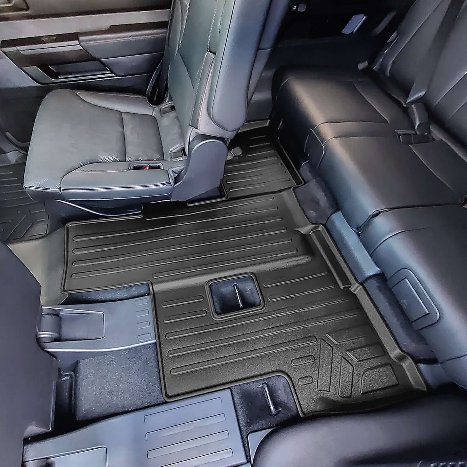 SMARTLINER Floor Liners for 2023-2026 Toyota Sequoia (7 Passenger Model with Center Console)