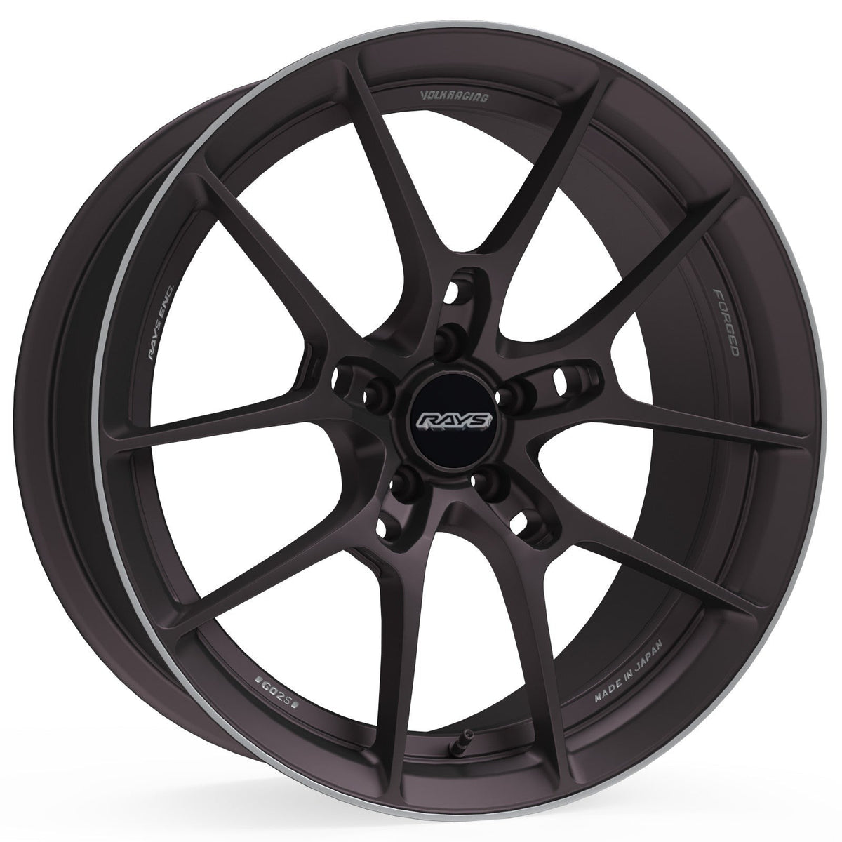 Volk G025 Matte Gunblack 19x9.5 +29 5x112 (Front)(Single Wheel) - 2020-2023 Toyota GR Supra