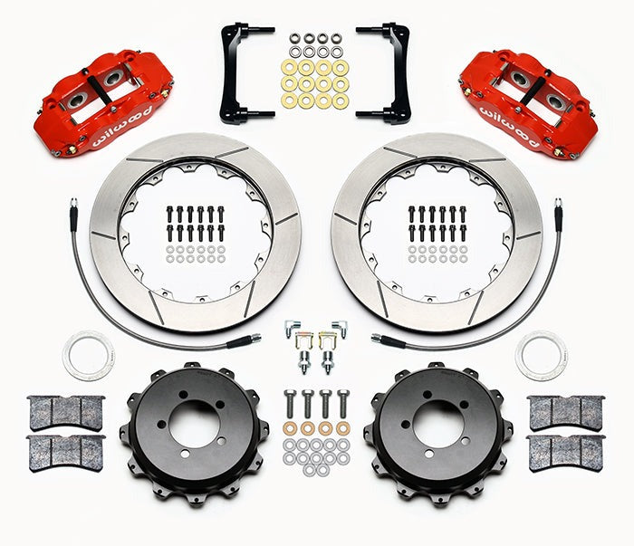 Wilwood FNSL4R 12.88in Rear Kit Red - 2013-2021 Scion FR-S / Subaru BRZ / Toyota 86