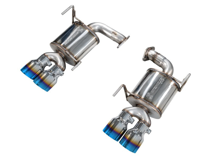 AWE Tuning Touring Edition Axle-Back Exhaust - Vapor Blue Tips - 2022-2026 Subaru WRX