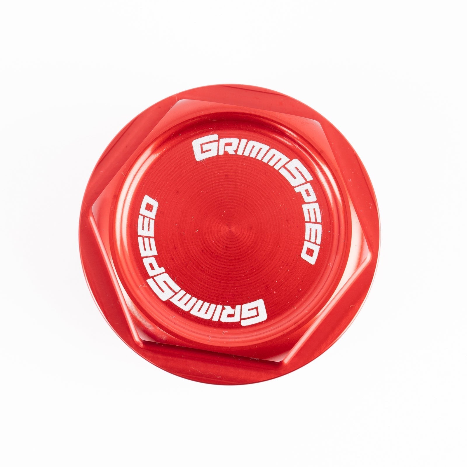 GrimmSpeed V2 Bolt Oil Cap - Red - Subaru Universal