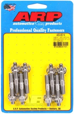 ARP Sport Compact M8 x 1.25 x 51mm Stainless Accessory Studs (Set of 8)