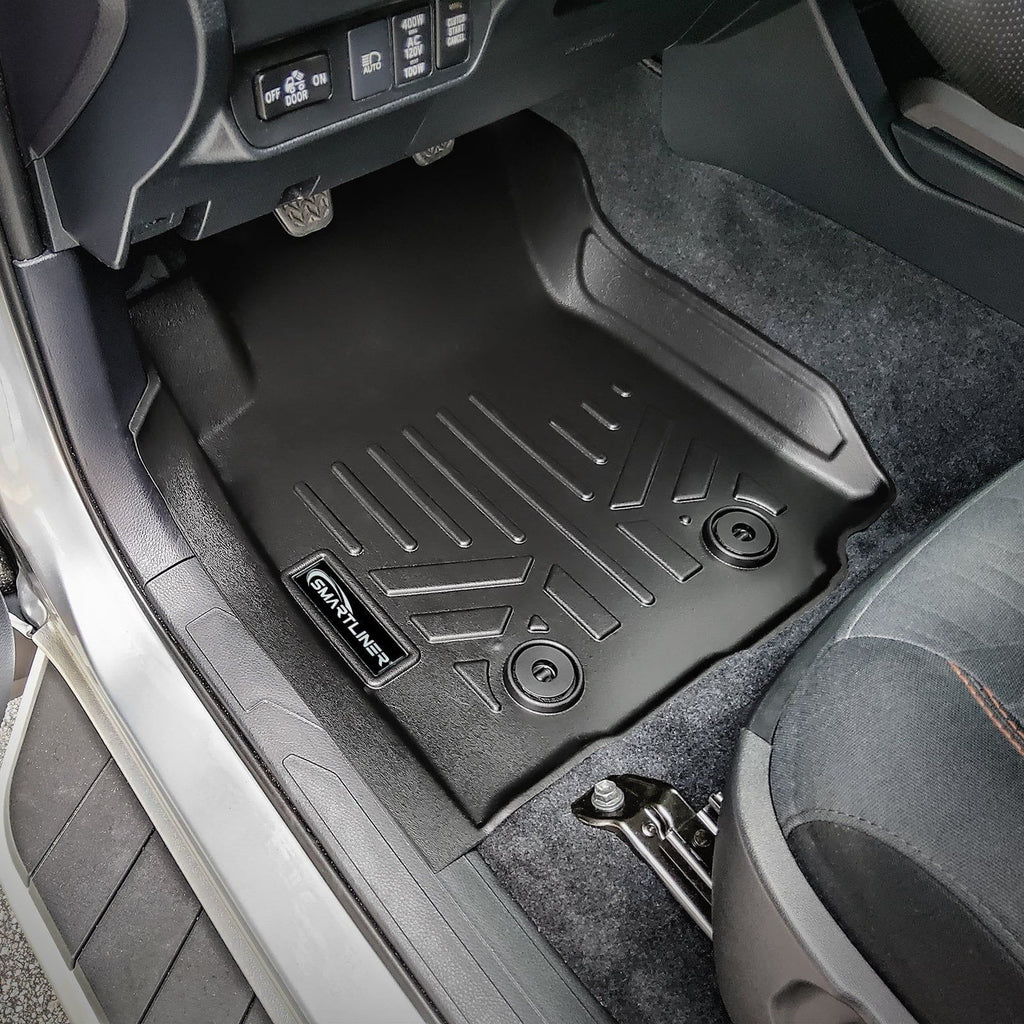 SmartCoverageTM Floor Liners For 2018-2023 Toyota Tacoma Double Cab (Manual Transmission)