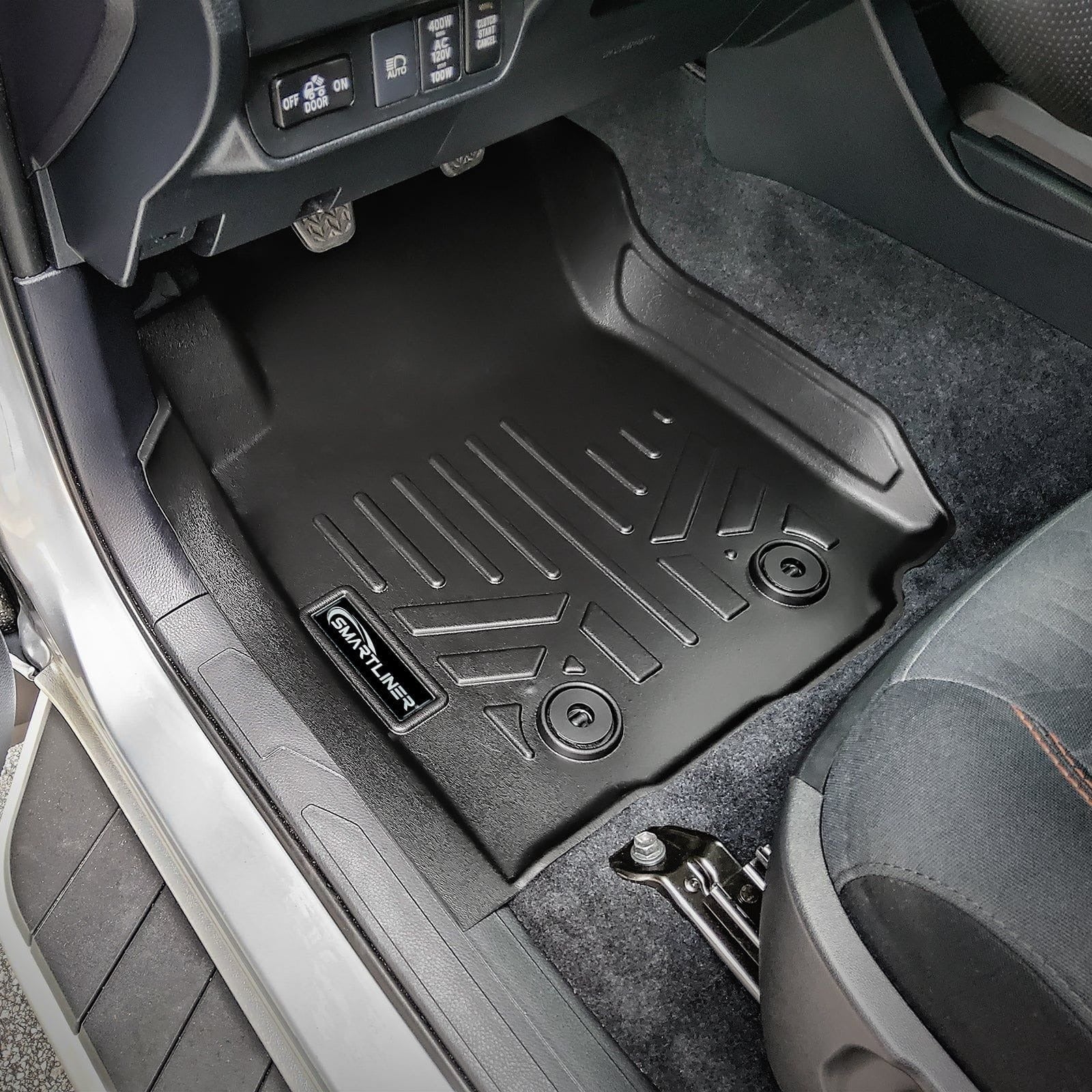 SmartCoverageTM Floor Liners For 2018-2023 Toyota Tacoma Double Cab (Manual Transmission)